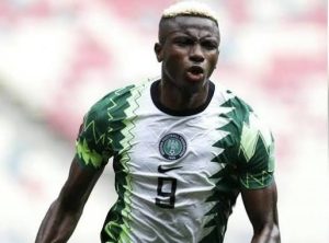 Victor Osimhen Finally Spotted In Super Eagles 2023 AFCON Camp